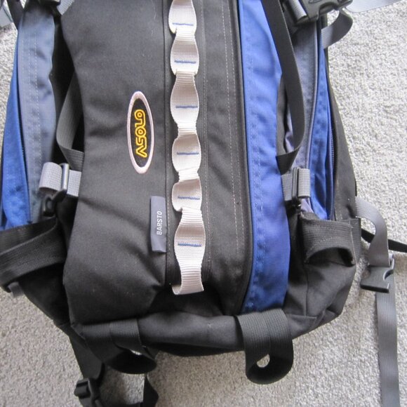Asolo Black & Blue Hiking Backpack 19" x 15" - Picture 4 of 14